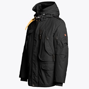 Veste hybride imperméable et coupe-vent longue et oversize pour l'extérieur, avec poches, type parka ou gilet matelassé Para Jumper - Product Image 4