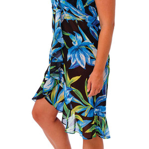 Wholesale <b>Women</b> Beachwear Sarong Custom Printed Rayon Pareo Wrap Skirt Bikini Cover Up Lightweight Summer <b>Resort</b> Holiday <b>Wear</b> - Product Image 4