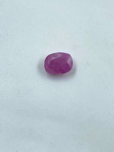 Pierre précieuse naturelle de qualité supérieure, de couleur rose violacée, taillée en forme ovale, 3,85 carats - Product Image 6