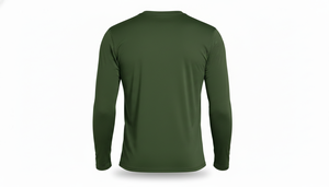 Camiseta Deportiva Personalizada de Manga Larga, Transpirable, con Absorción de Humedad, de Poliéster de Alto Rendimiento, 160 g/m², Color Sólido, para Clubes y Equipos - Product Image 2