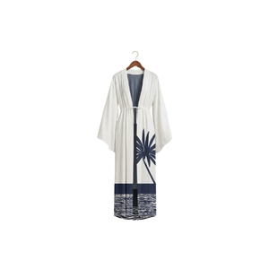 Women's Traditional Floral And <b>Red</b> Moon Embroidery Kimono/Kaftan Short Sleeve Loose Fit Cotton Ethnic Wholesale Women's Wear - Product Image 4