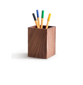 Wood pen holder Solid Wooden natural For office <b>Table</b> Decorative & Stationary Storage Holder At Lowest Price - Product Image 4