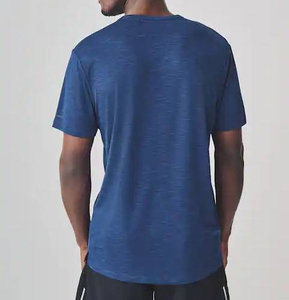 Ensemble de vêtements de sport pour hommes, t-shirts et shorts noirs à col rond, deux pièces, ensemble de shorts d'été - Product Image 4