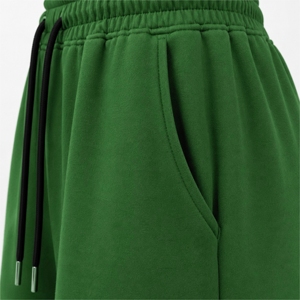 Pantalon de jogging ample décontracté pour femme en molleton doux mélangé coton avec cordon de serrage à la taille et poches - Product Image 5