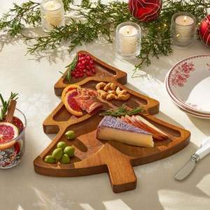 [DISPONIBLE] |   Plateau de Noël en bois, plateau à snacks, ensemble cadeau, planche de service pour les fêtes/Noël/Nouvel An - Product Image 6