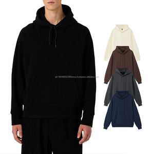 Sweat à capuche personnalisé poids lourd Sudadera Con Capucha surdimensionné coton éponge unisexe Copped Boxy décontracté sweats à capuche et sweat-shirts pour hommes - Product Image 1