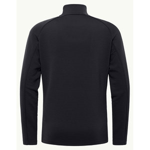 <b>Men's</b> <b>Black</b> Color Block Zip up Fleece Jacket Stand Collar <b>Long</b> Sleeve Sporty Warm Eco-Friendly Winter <b>Coat</b> - Product Image 4