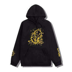 Sudadera con Capucha Casual para Hombre, Estilo Hip Hop, Tejido de Algodón Suave, Tinte Liso, Invierno, Personalizable, Superventas - Product Image 3