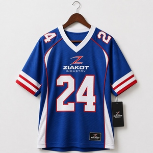 Vente en gros directe ZIAKOT INDUSTRY Maillot de football authentique personnalisé en maille verte et blanche - Product Image 5