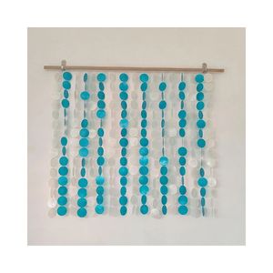 Lentejuelas de concha de capiz natural de 30 mm, cuentas de nácar en 20 colores teñidos diferentes para cortinas o campanas de viento personalizadas - Product Image 2