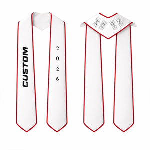 Estolas de Graduación Premium, Bandas de Satén Bordadas Personalizadas para Ceremonias Universitarias, Venta al Por Mayor - Product Image 1