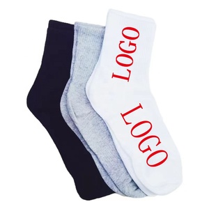 Chaussettes décontractées unisexes basses à la cheville, respirantes, en Spandex, avec impression numérique, style classique, disponibles en couleurs unies, pour jeunes - Product Image 2