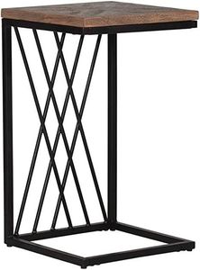 โต๊ะข้างเหล็กหน้าไม้ที่มีประสิทธิภาพ ช่วยจัดระเบียบพื้นที่ พร้อมเสริมความสวยงามด้วยดีไซน์เรียบง่ายและใช้งานได้จริง - Product Image 2