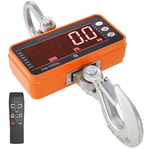 Bilancia Digitale Industriale per Gru da 2200 Libbre/1000 kg con Cassa in Alluminio Pressofuso, Display LED e Telecomando - Product Image 1
