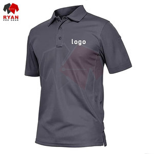 เสื้อโปโลดีไซน์เฉพาะของ Ryan Pro Gear สำหรับผู้ชายสไตล์สวมหัวพร้อมแผ่นป้ายโลโก้ปรับแต่งได้ - Product Image 5