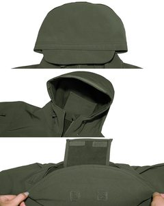 Veste tactique softshell pour homme style Condor, personnalisable en gros, imperméable, en polaire Shark Skin, veste de chasse à capuche pour l'extérieur - Product Image 3