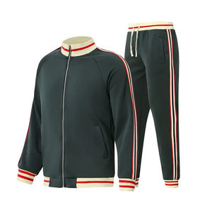 Conjunto Deportivo Casual con Capucha para Hombre, Diseño 2026, Corte Ajustado, Chaqueta con Cremallera y Pantalones con Cordón - Product Image 3