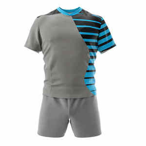 Maillots et shorts de rugby personnalisés, haute qualité, respirants, pour sports de plein air, avec logo personnalisé, faible quantité minimum de commande (MOQ), pour hommes et femmes. - Product Image 2