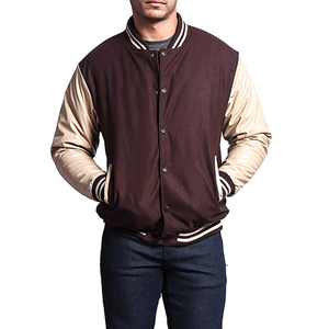 Chaqueta Varsity de Invierno para Hombre, Elegante y Moderna, de Primera Calidad, con Logotipo Frontal de Béisbol, Servicios ODM/OEM - Product Image 1