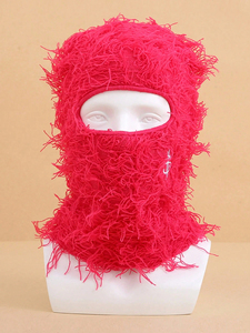 Jacquard Winter Beanie with Skull <b>Cap</b> Style Cuffed Acrylic Knit Hat for <b>Men</b> and Women Custom Embroidery Outdoor Use - Product Image 4