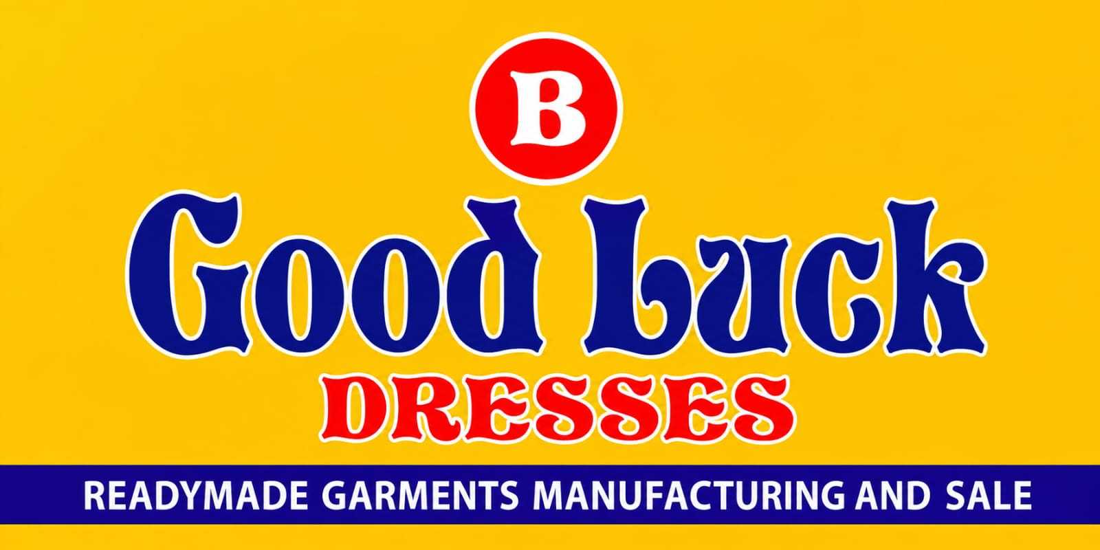 B. GOOD LUCK logo