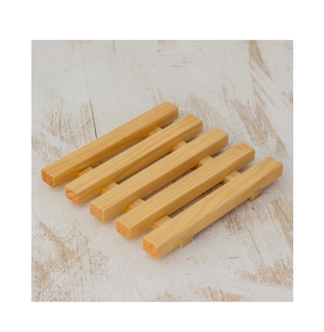 Sous-plat rectangulaire en bois anti-chaleur pour théière, support décoratif de table pour théière et marmite chaude - Product Image 4
