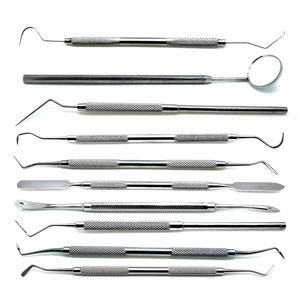 Kit de Examen Dental de Acero Inoxidable Premium, Juego Manual Reutilizable de 3 Piezas para Procedimientos y Clínicas, Certificado CE por Grip Surgical - Product Image 1
