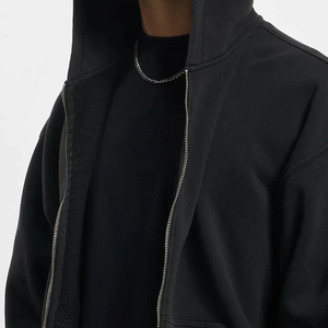 Sweat à capuche délavé pour homme – Design personnalisé, lourd, streetwear d'hiver, teint uni – Meilleur prix - Product Image 6