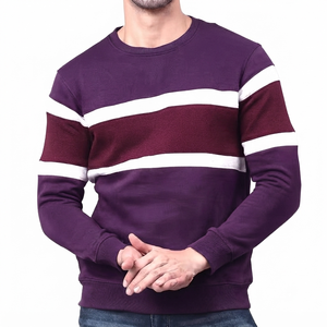 เสื้อฮู้ดซิปสีแดงเลือดหมูตัดขาว ทรงโอเวอร์ไซส์ แขนยาว ผ้าฝ้าย 100% ระบายอากาศได้ดี สไตล์สตรีทแวร์  แบบยูนิเซ็กซ์  รับสั่งทำ - Product Image 1