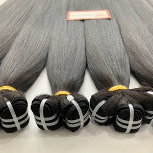 ขายส่งคุณภาพเกรด 12A SDD กระดูกตรงผมมัด Remy เวอร์จินหนังกําพร้าเต็มเวียดนามต่อผมมนุษย์ - Product Image 3