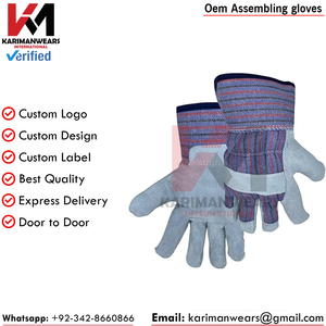 Gants de travail robustes, gants de sécurité anti-coupure pour les travailleurs industriels, vente en gros OEM - Product Image 2