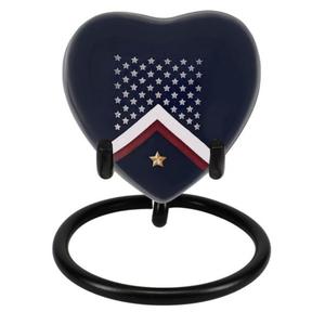 American Style Metal Heart Urn For Adult <b>Ashes</b> Small Size Cremation Urn Funeral Supplies Customizable Designs - Product Image 1