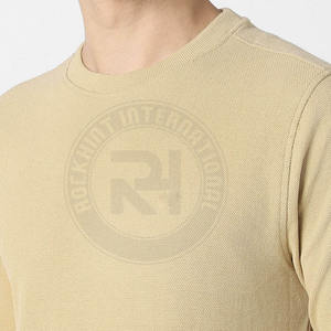 Sudadera de algodón grueso de cuello redondo, estilo holgado, para streetwear, suave, lisa, para jogging, de fabricante - Product Image 2