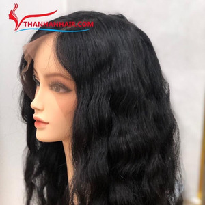 วิกผมลอนธรรมชาติแบบเต็มผมมนุษย์13x4วิกผมลูกไม้ใสด้านหน้าผมคนแท้จากเวียดนามสำหรับผู้หญิงผิวดำ - Product Image 2