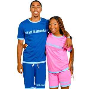 Conjunto de Salón JJ Unisex, Conjunto de Dos Piezas a Juego, Camiseta de Algodón Suave y Pantalones Cortos, Ropa Informal para el Hogar, Conjunto Cómodo para Estar en Casa - Product Image 3