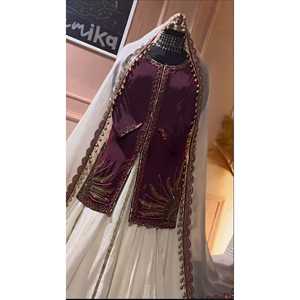 Conjunto de Lehenga de Fiesta para Mujer de Diseñador con Elegante Bordado - Product Image 2