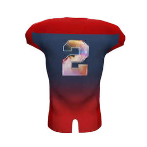 Maillots de football américain à manches courtes, séchage rapide, couleur unie, pour adultes, produit phare, design unique. - Product Image 2