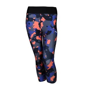Service OEM – Leggings de yoga et fitness pour femmes de haute qualité, taille mi-haute, impression numérique par sublimation, extensibles dans les quatre sens, respirants, pour la gym - Product Image 3