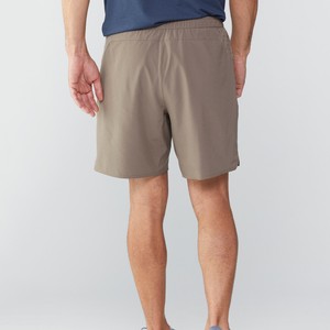 Pantalones Cortos para Hombre, de Color Sólido, de Secado Rápido, Tipo Bermuda, Cintura Elástica, Casuales, de Poliéster Tejido, Fabricados Bajo Demanda - Product Image 2