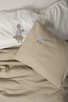Ensemble de literie pour bébé en coton biologique et lin, personnalisable OEM ODM, naturellement respirant, doux, hypoallergénique, 200TC, américain