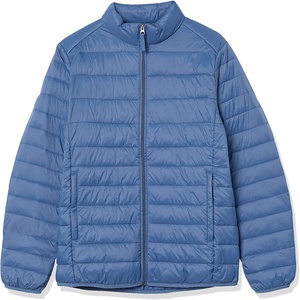 Blouson matelassé personnalisé à col montant pour hommes et femmes, style urbain, manches longues, en toile, hiver, avec fermeture éclair simple - Product Image 1