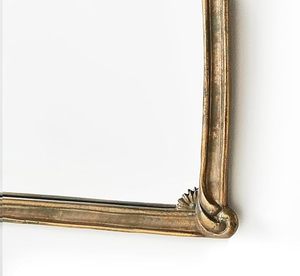 Espejo de Pared de Longitud Completa con Marco de Metal Tradicional Antiguo, Acabado Dorado, para Dormitorio, Baño, Sala de Estar, No Requiere Electricidad - Product Image 4