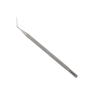 Spatule Iris Barraquer plate 0,50 mm, longueur totale 12,5 cm, manuelle, haute qualité, certifiée CE, durable, précision ophtalmique - Product Image 5