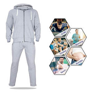 Conjuntos Deportivos para Hombre, 2 Piezas, Traje Casual para Correr, Sudadera con Cierre Completo y Pantalones Deportivos, Cómodos - Product Image 5