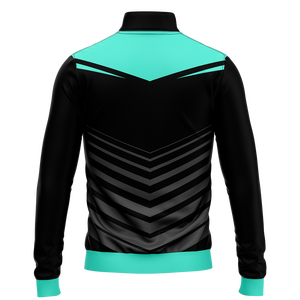 Sweat-shirt unisexe personnalisé à col zippé en coton gaufré, pull à capuche avec logo frontal, sweat-shirt brodé personnalisé pour homme à demi-zip - Product Image 4