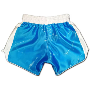 Pantalones Cortos de MMA Ajustados para Adultos, Sublimados, Elásticos, de Poliéster y Spandex, Ropa de Artes Marciales Mixtas, Estilo Adulto, Pantalones Cortos de Muay Thai - Product Image 2