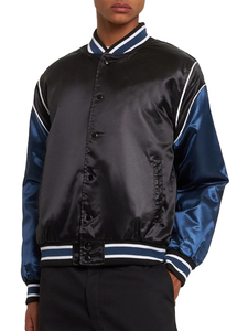 Custom High Quality Women's Oversize <b>Bomber</b> Satin <b>Jacket</b> Plus Size <b>Baseball</b> Style Breathable for Men's <b>Jackets</b> - Product Image 5
