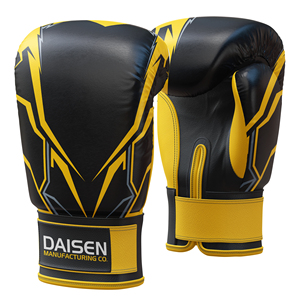 Gants d'entraînement à motif vague rouge et blanc, légers, durables, en matériau synthétique, avec une coupe confortable pour la salle de sport, les entraînements et la pratique - Product Image 4