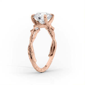 Bague en argent fin pour femme avec moissanite taille coussin VVS1 couleur D, motif vigne unique, cadeau Saint-Valentin - Product Image 6