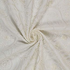 Beaded Embroidery Silk Fabric Wholesale Supplier Beaded Work Silk Fabric Manufacturer India Embroidered Silk Fabric with Beads - Product Image 6